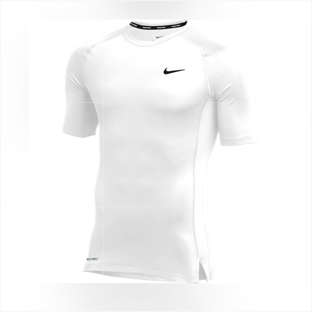 Nike Pro Men’s Dri-Fit Compression Training Shirt - White - XXL